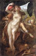Bartholomaus Spranger Venus and Adonis oil painting on canvas